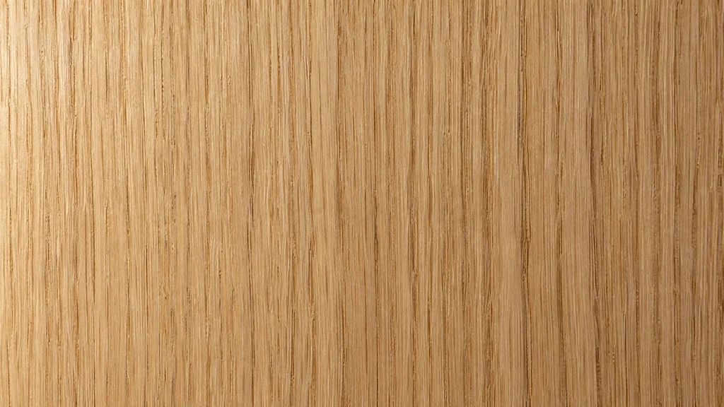 Close-up of rift-sawn white oak grain