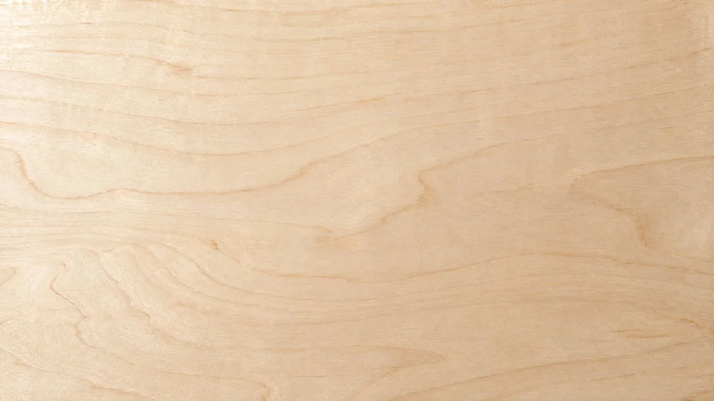 Close-up of pale hard maple grain