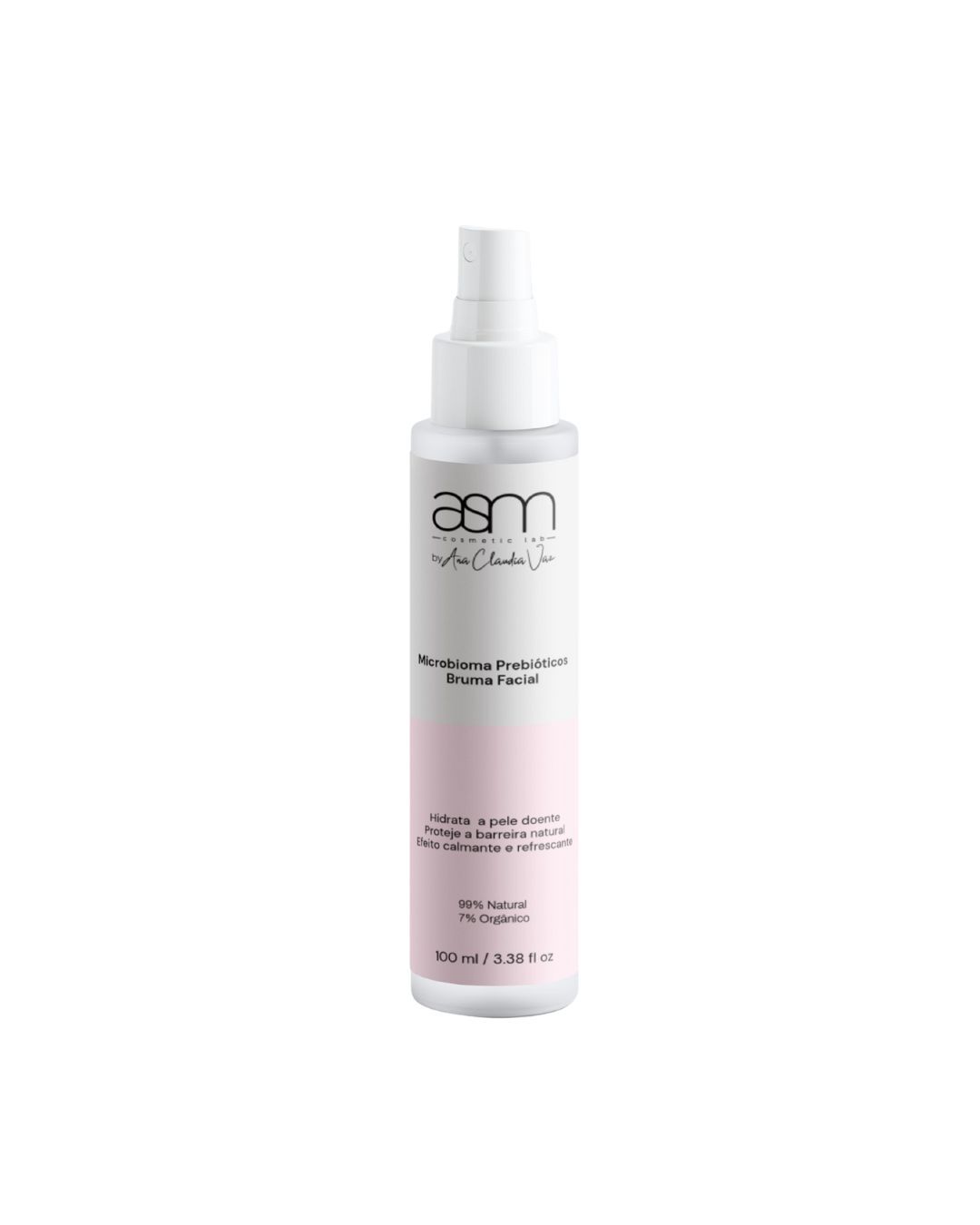 a bottle of foam on a white background