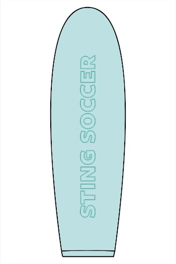 a water bottle with the word stingger printed on it