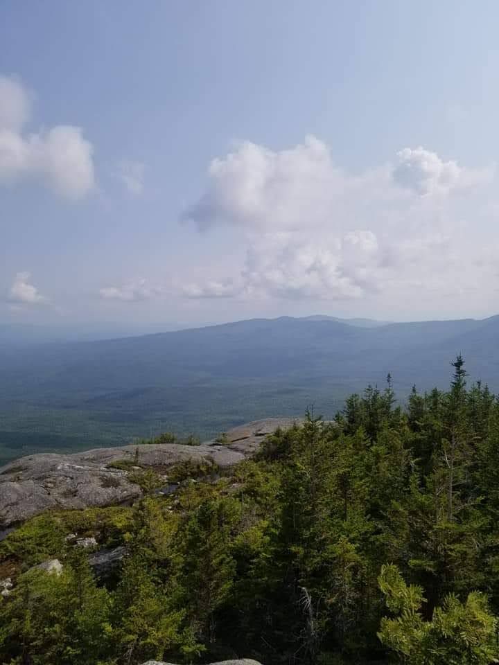 a view of the mountains from a high point of view