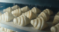 a close up of some kind of food on a tray