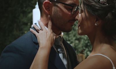 a man and a woman standing next to each other