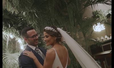 a man and a woman standing next to each other