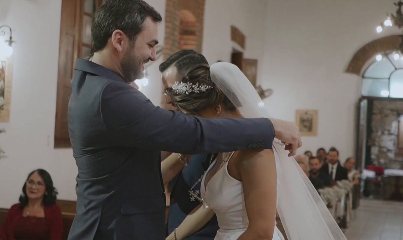 a man and a woman standing next to each other