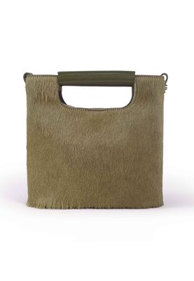 a small bag with a handle on it