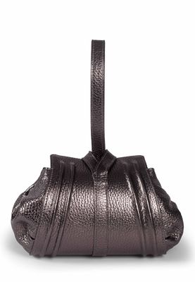 a black handbag on a white background