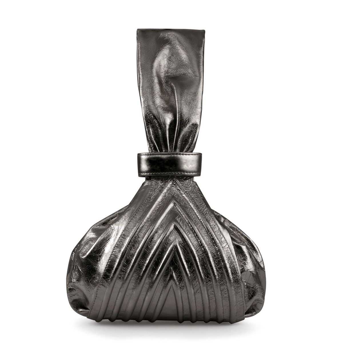 a black and white photo of a vase