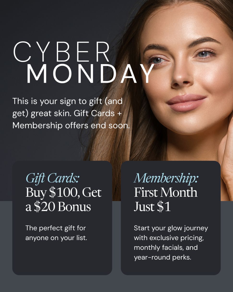 a flyer for a cyber monday event