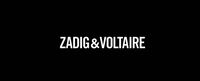 a black and white photo with the words zadig & voltaire