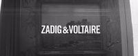 a black and white photo of a picture with the word zadig & volta