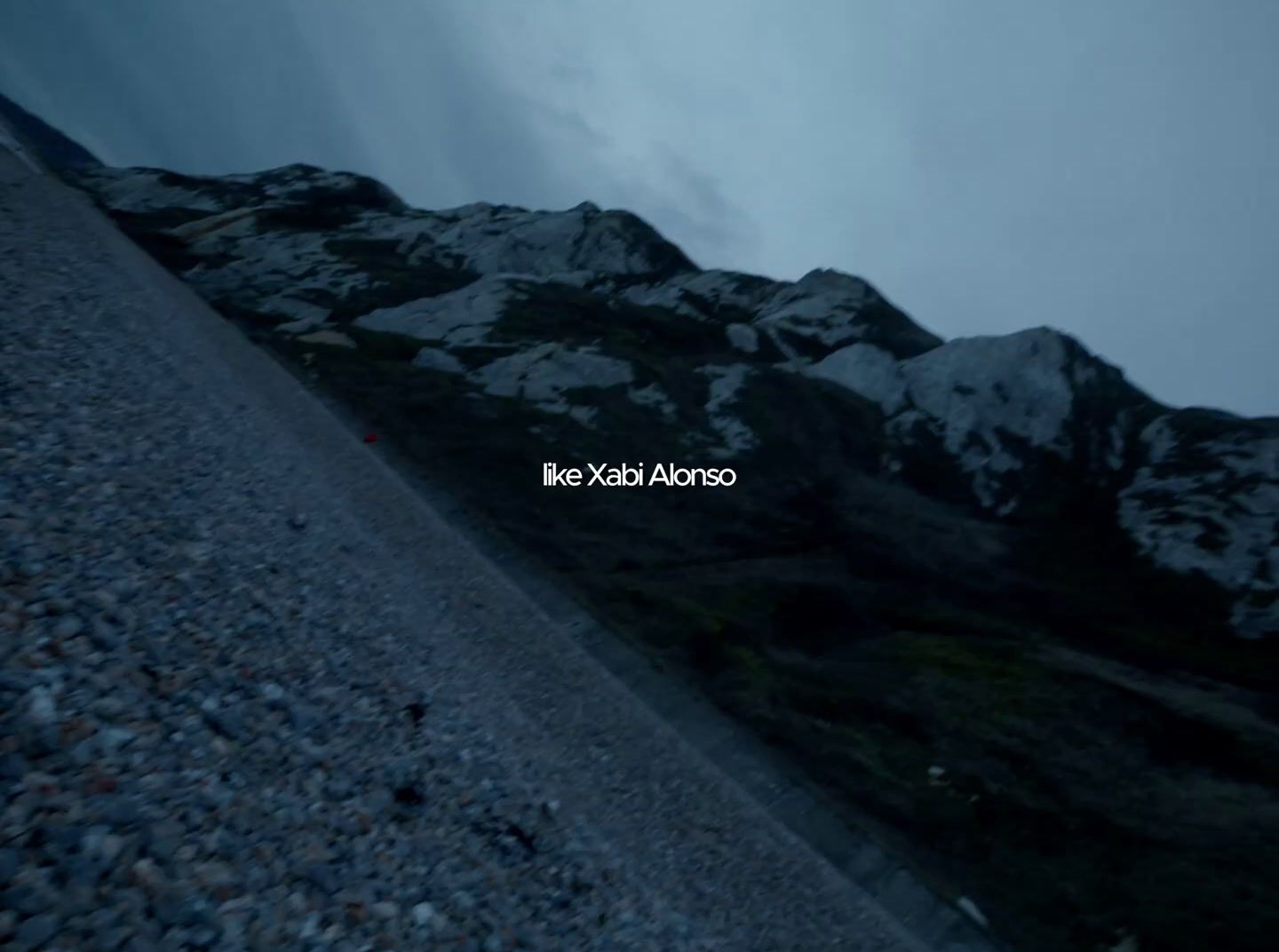 a view of the top of a mountain at night