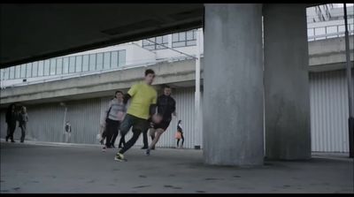 a group of young men playing a game of soccer