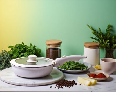 a white table topped with bowls of food