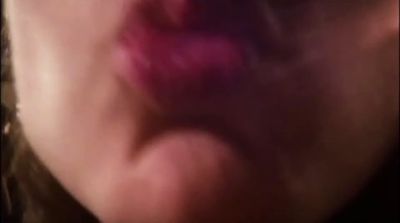 a blurry photo of a person's nose