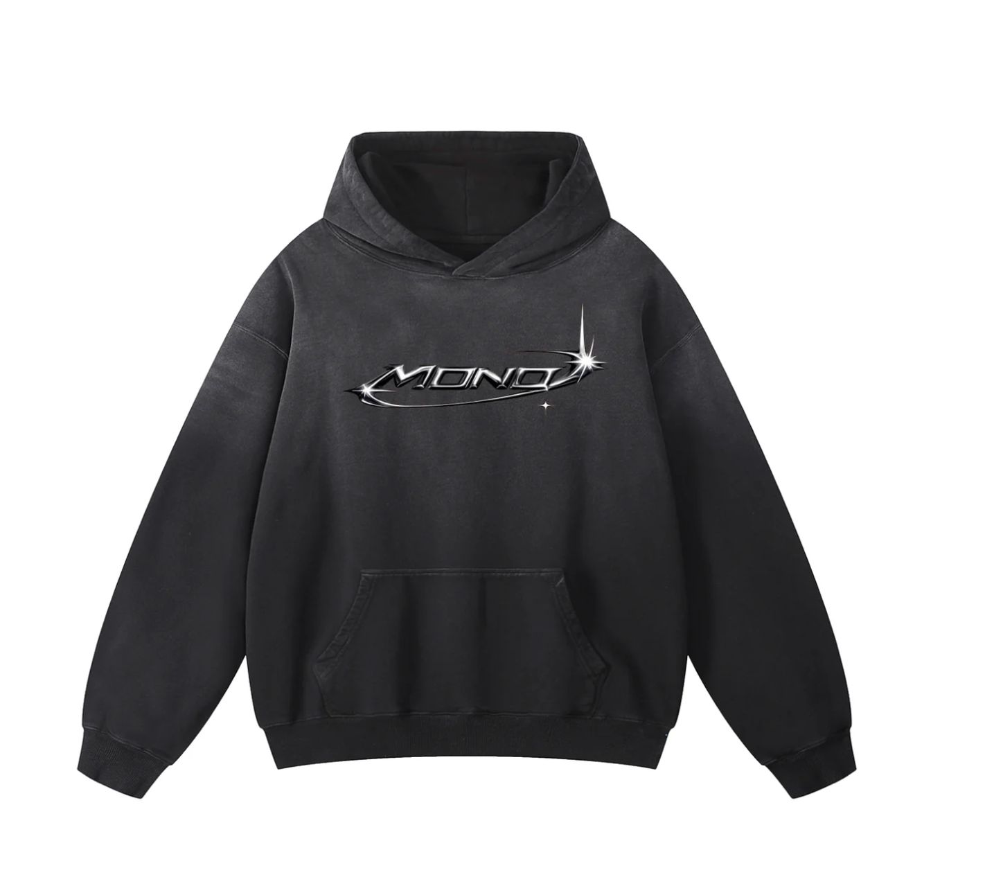 a black hoodie with the word mind on it