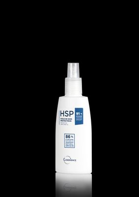 a bottle of sunscreen on a black background