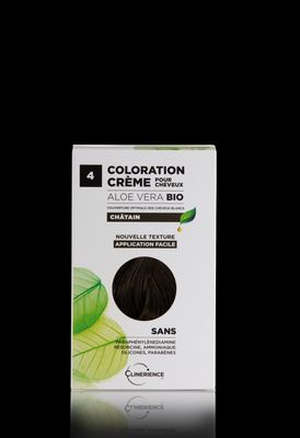 a box of hair dye on a black background