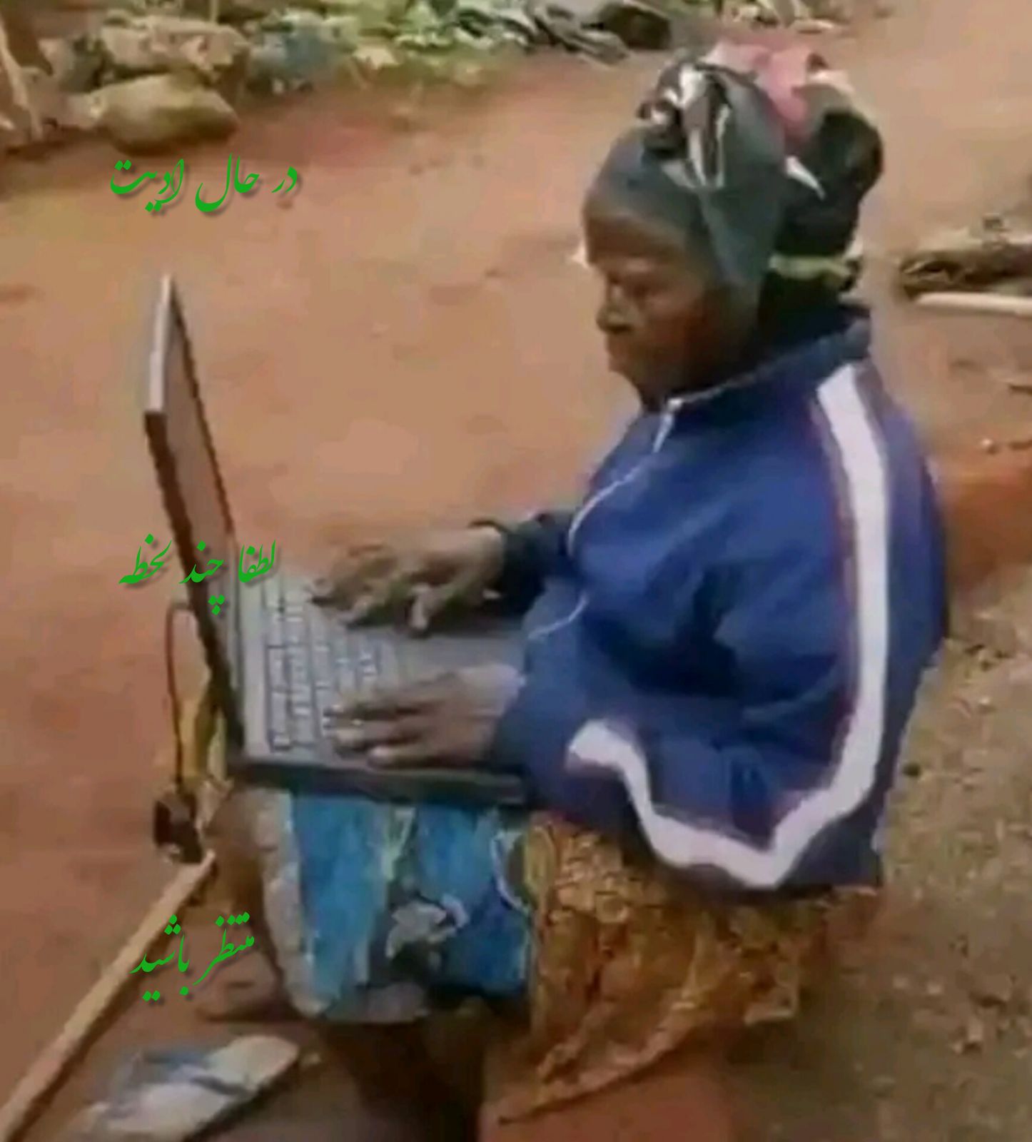 a woman sitting on a bench using a laptop computer