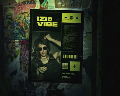 a poster of a woman with sunglasses on