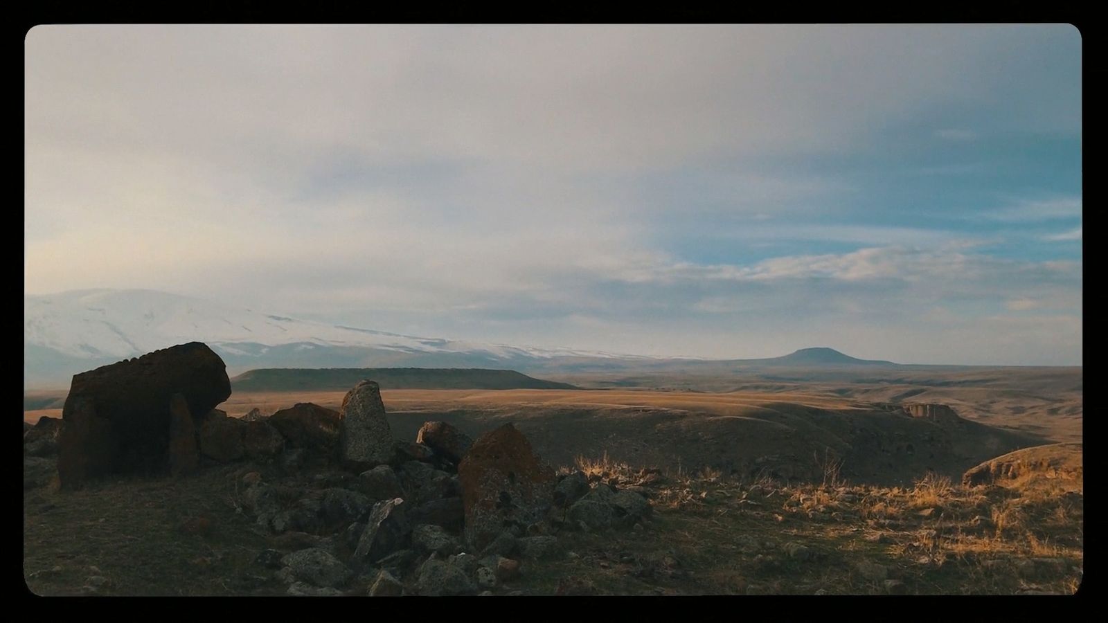 a rocky outcropping in the middle of nowhere