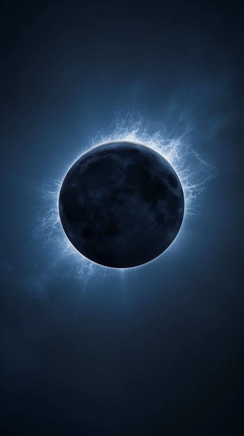 a solar eclipse is seen in the sky