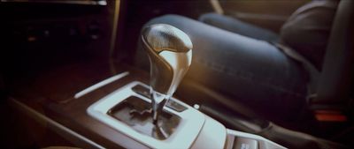 a close up of a steering wheel in a car