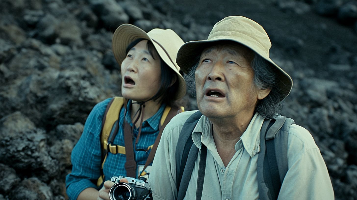 a man and a woman standing next to each other