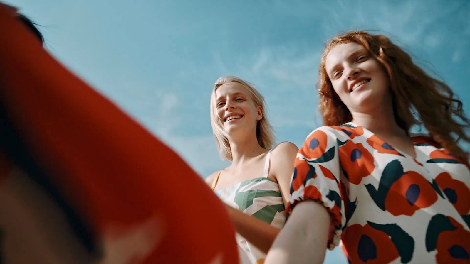 two young women standing next to each other