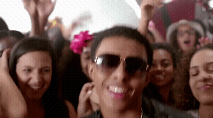 a group of people standing next to each other