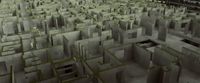 a bunch of mazes that are in a room