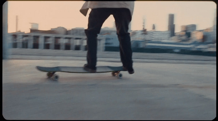 a person on a skateboard