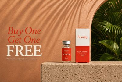 a bottle of sundry next to a box of sunscreen