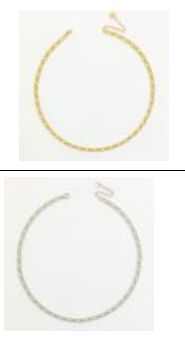 two different types of bracelets on a white background
