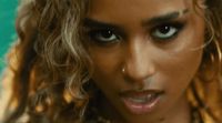 a close up of a person with makeup