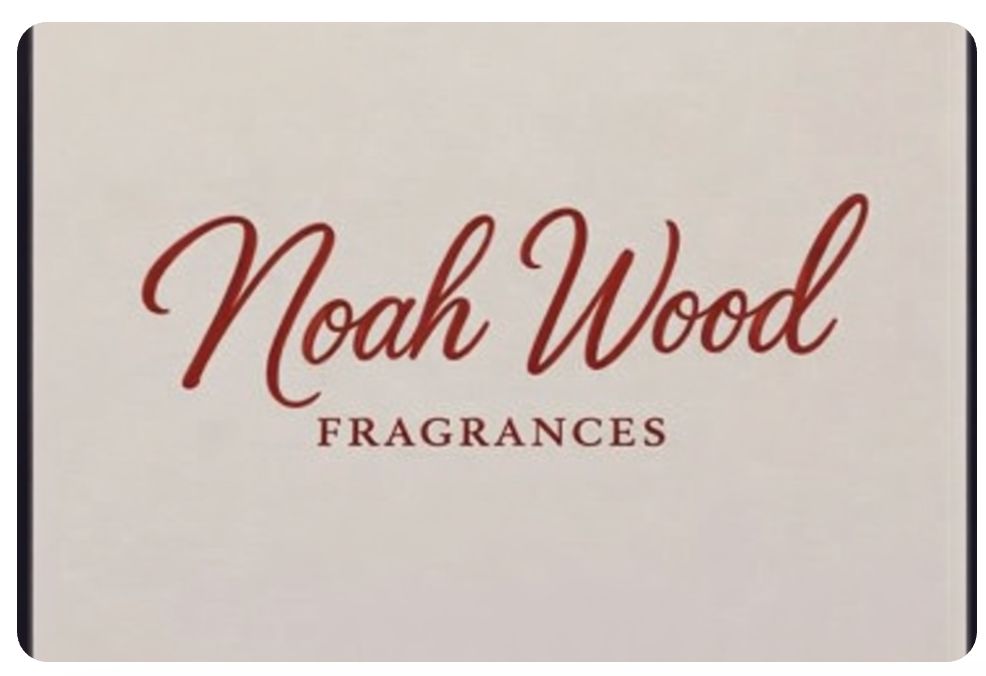 a picture of a sign that says noah woodfragrances
