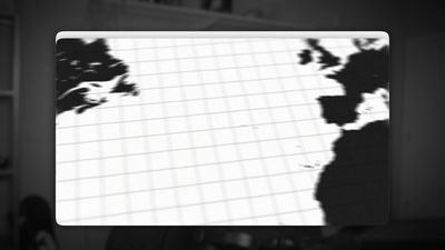 a black and white photo of a world map