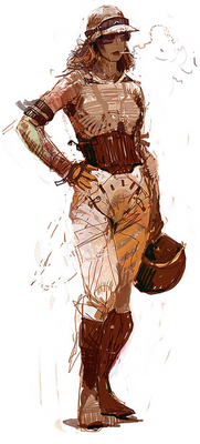 a drawing of a baseball player with a catchers mitt