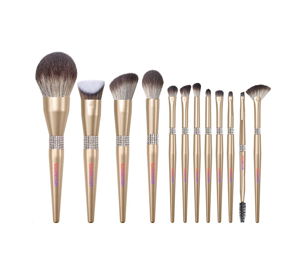 a set of makeup brushes and a brush