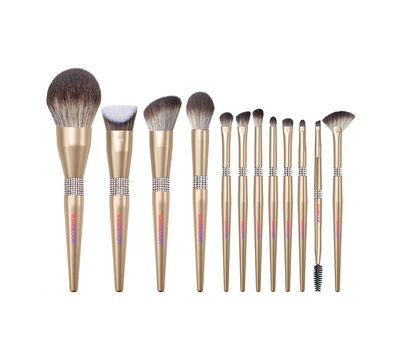 a set of makeup brushes and a brush