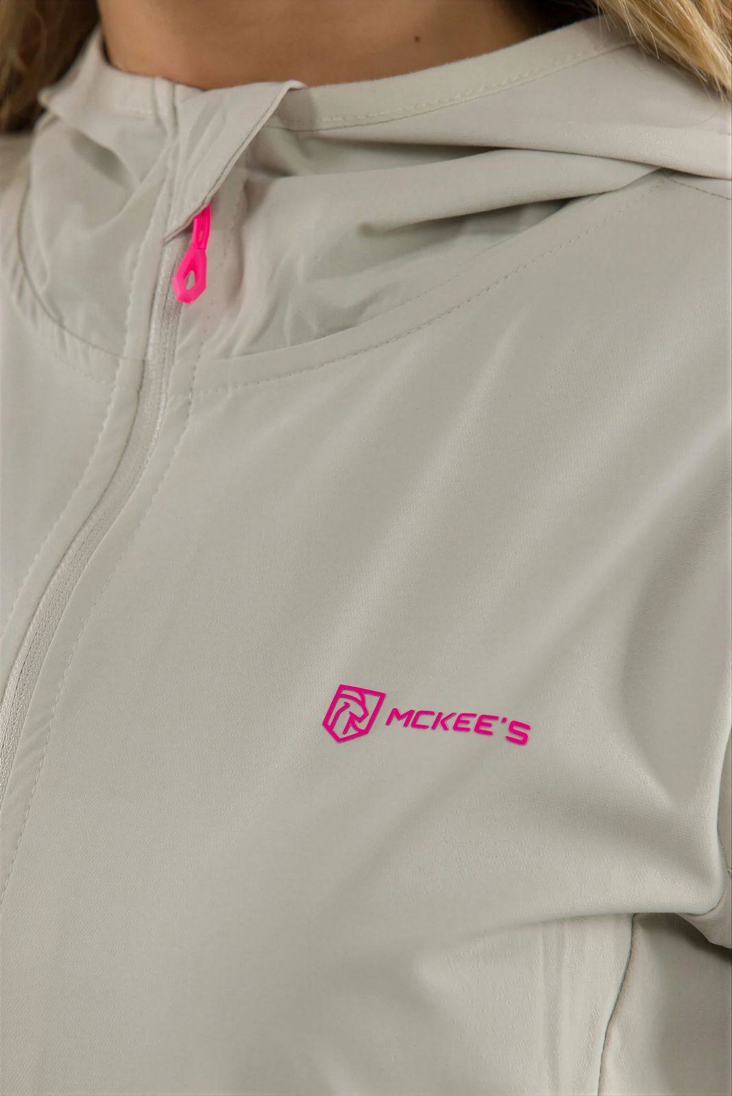 a close up of a person wearing a jacket