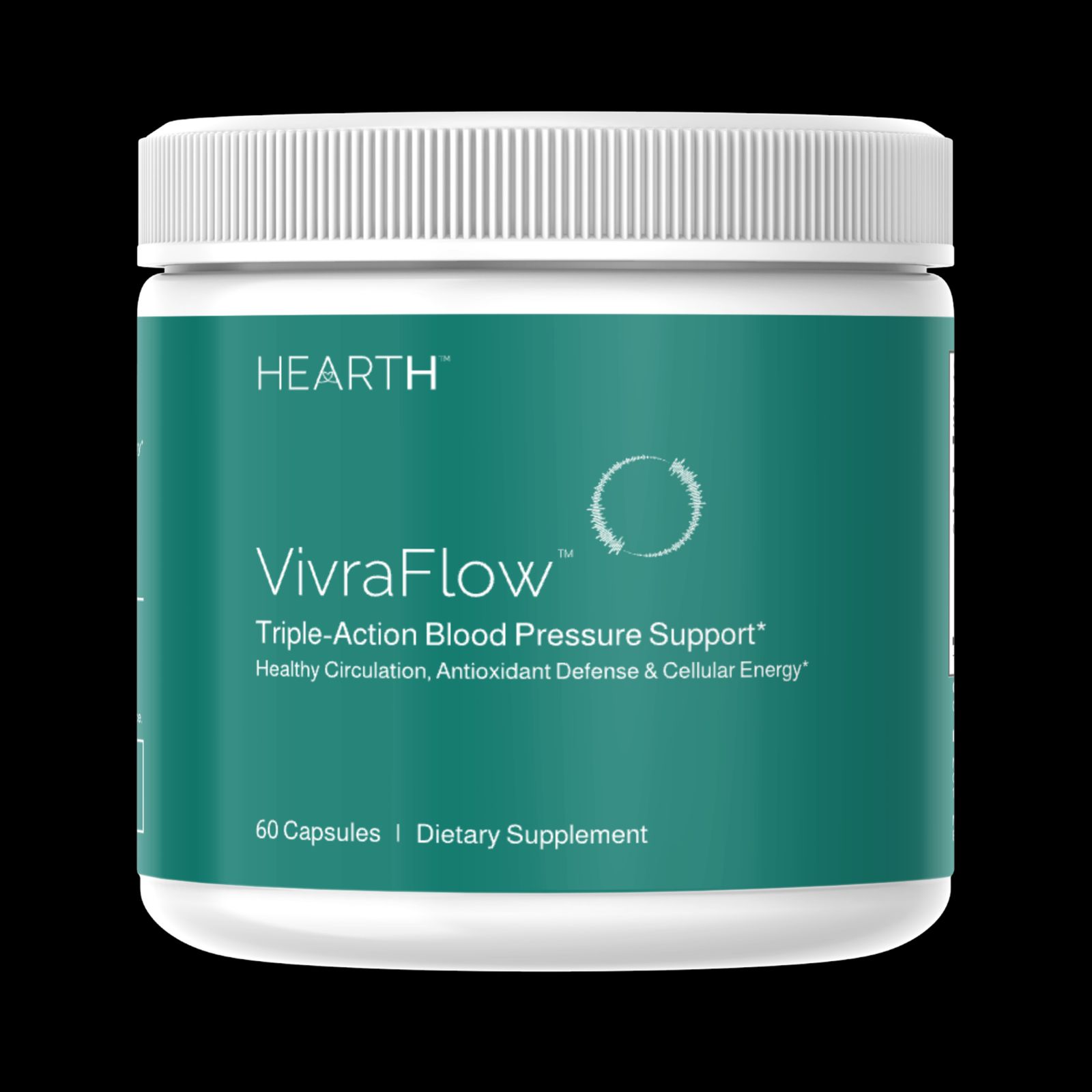 a jar of vitaflow vitamin supplement