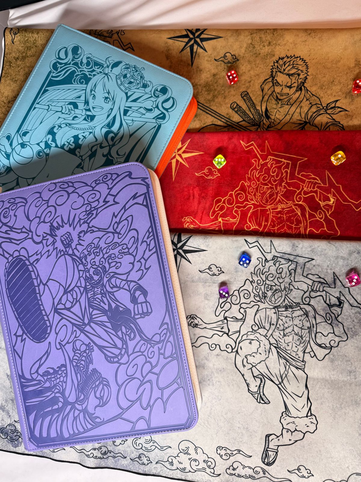 a couple of books sitting on top of a bed