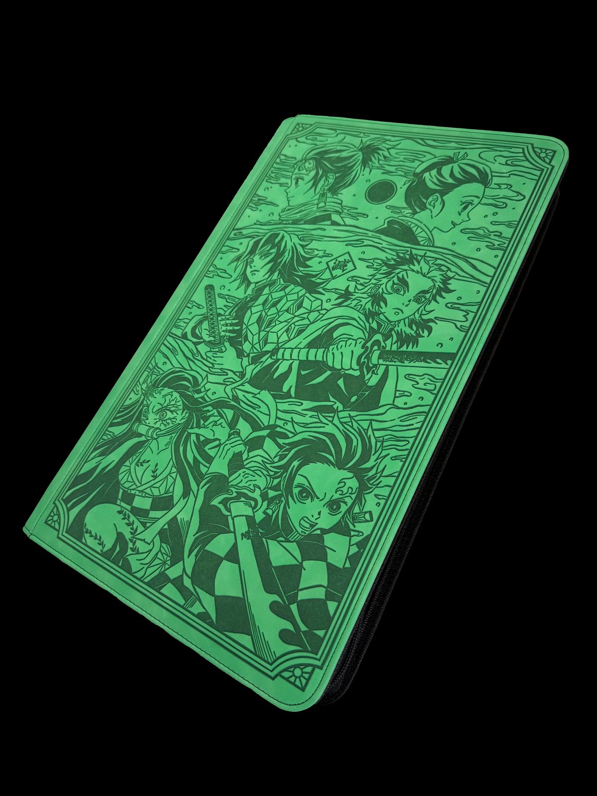 a green glow in the dark mouse pad