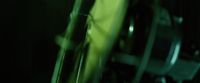 a blurry photo of a bicycle in the dark
