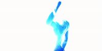 a blurry image of a person holding a baseball bat