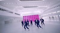 a group of people in a large room