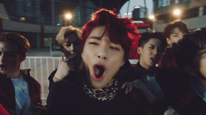 a group of people with their mouths open