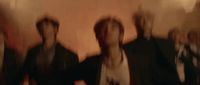 a blurry photo of a group of people