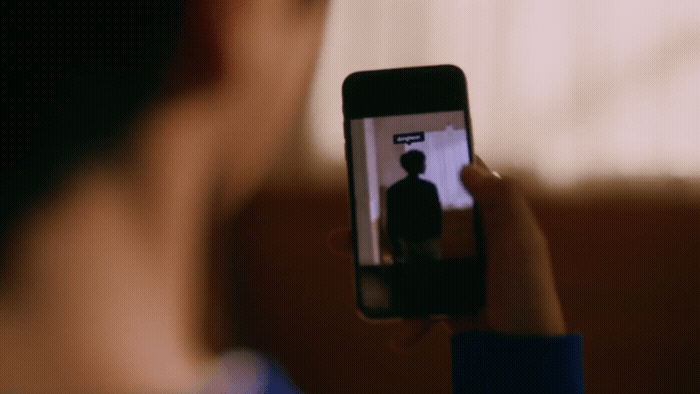 a person taking a picture of themselves in a mirror